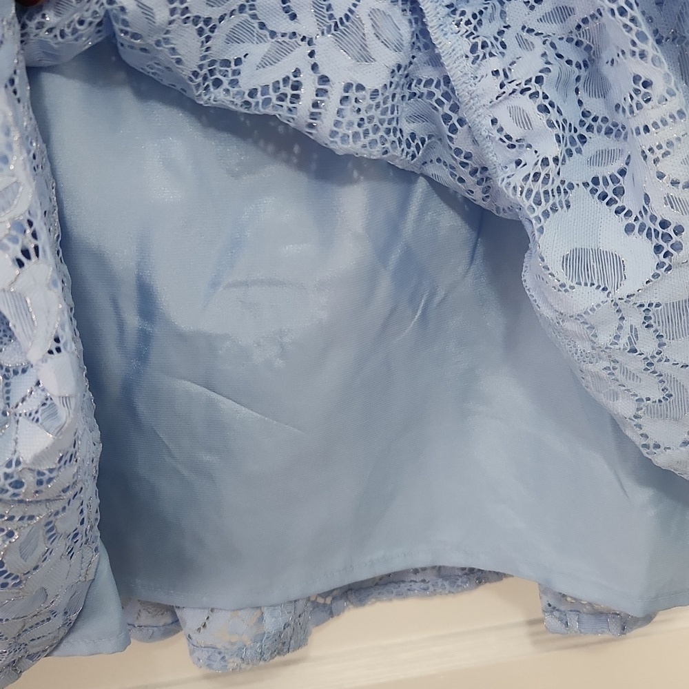 NWT The Children's Place Lace Shortsleeve Tiered Dress Size 5/6 - Picture 8 of 10